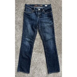 MAVI Molly Mid Rise Straight Legs‎ Jeans St Tropez Rinse US Size 24X28 Actual